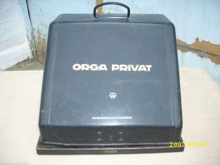 Orga Privat 102011 Schreibmaschine Mit Blechabdeckung Bild