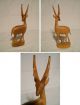 8 Tierfiguren Aus Holz Afrikanische Handarbeit Entstehungszeit nach 1945 Bild 1