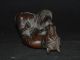 1.  2 Kg Alte Exquisite China Bronze Skulptur Horse Kopf Statue 19.  Jhd Asiatika: China Bild 4