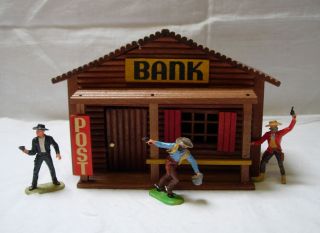 Wilder Westen: Bank / Post - Office Passend Zu Elastolin - Figuren Bild