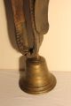 Kuhglocke Glocke Bronze Tirol Mit Leder Gurt Halsband Antike Bild 2