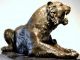 Bronze Tiger Signiert Bronzefigur Bronzeskulptur Bronzefiguren Bronze Figur Bronze Bild 1