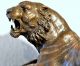 Bronze Tiger Signiert Bronzefigur Bronzeskulptur Bronzefiguren Bronze Figur Bronze Bild 2