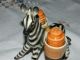 Zebra Als Salz Pfeffer Menage Made In Western Germany 50 - 60er Jahre Figuren Bild 1