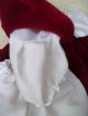 Alte Puppenkleidung Red Velvet Skirt Vest Outfit Vintage Doll Clothes 40 Cm Girl Original, gefertigt vor 1970 Bild 5
