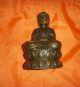 SchÖne Buddha Bronze Aus China Signiert Ca.  650 Gramm Entstehungszeit nach 1945 Bild 3
