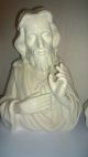 Jesus Und Maria Massiv Im Wunderschönen Porzellan Skulpturen & Kruzifixe Bild 1