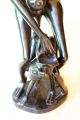 Ebenholz Skulptur - Makonde,  Tanzania,  Kunst - Statue,  Massiv Handarbeit,  Shetani Entstehungszeit nach 1945 Bild 8