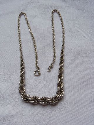 Necklace Kette Collier Halskette Kordelkette Silberkette 835 Silber Nr.  300 Bild