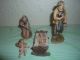 Krippenfiguren Weihnachtliche Krippe Holz Geschnitzt Orig.  Lepi Heilige Familie Krippen & Krippenfiguren Bild 2