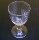 Spätbiedermeier Altes Weinglas Kelchglas Mundgeblasen Schälschliff Höhe 13,  2 Cm Sammlerglas Bild 1