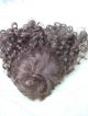 Alte Puppenteile Haselbraune Lockige Haar Perücke Vintage Doll Hair Wig 45c Girl Puppen & Zubehör Bild 4