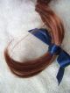 Alte Puppenteile Kupferrote Haar Perücke Zoepfe Vintage Doll Hair Wig 40 Cm Girl Puppen & Zubehör Bild 1