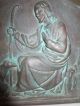 Kupfer Relief,  Jesus Der Gute Hirte,  36 Breit 35 Hoch,  Kunstvolle Arbeit Kupfer Bild 3