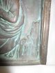 Kupfer Relief,  Jesus Der Gute Hirte,  36 Breit 35 Hoch,  Kunstvolle Arbeit Kupfer Bild 4