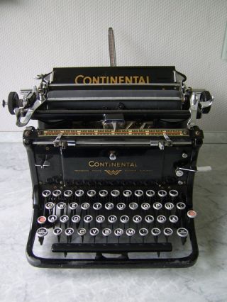 Schreibmaschine Wanderer Werke Continental Nr.  640126 - 1,  Ca.  1930,  Funktionsfähig Bild