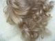 Alte Puppenteile Silberblonde Haar Perücke Vintage Doll Hair Wig 40 Cm Girl Puppen & Zubehör Bild 1