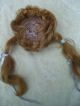 Alte Puppenteile Rotblonde Haar Perücke Vintage Doll Hair Wig 40 Cm Girl Puppen & Zubehör Bild 6