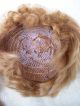 Alte Puppenteile Rotblonde Haar Perücke Vintage Doll Hair Wig 40 Cm Girl Puppen & Zubehör Bild 7