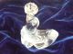 3 X B.  Koscianski Kristallglas Figuren 