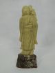 Skulptur Des Shoulao Aus Speckstein Höhe 15 Cm Soapstone Chinese China 20.  Jhd. Asiatika: China Bild 5