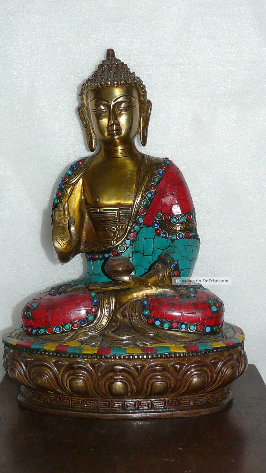 Alte Bronze Buddha Statue 