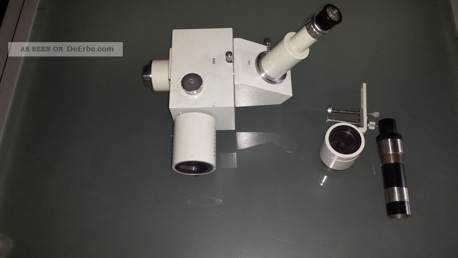 Carl Zeiss Okular Aufsatz Für Mikroskop,  Pk 12,  5 X 16,  0,  63,  1,  6x,  5x Zubehör Wissenschaftliche Instrumente Bild