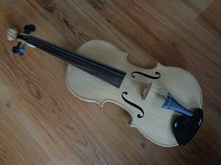 Schöne Alte Geige Violine 4/4 Ohne Lack Bild