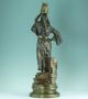 Gaston Veuvenot Leroux Orientale Schönheit 1890 Bronze Skulptur Sculpture Statue 1890-1919, Jugendstil Bild 3