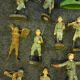 Massesoldaten,  Lineol,  Elastolinfiguren 19 Figuren Gefertigt vor 1945 Bild 7