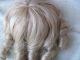 Alte Puppenteile Hellblonde Haar Perücke Locken Vintage Doll Hair Wig 40 Cm Girl Puppen & Zubehör Bild 3
