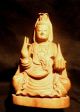 Alte,  Handgeschnitze Buddhafigur Aus Sandelholz,  Tibet Um 1910/30 Internationale Antiq. & Kunst Bild 2