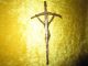 Messing? Bronze? Guss Jesus Am Kreuz Wandkreuz Kruzifix Croce Parete Wall Cross Skulpturen & Kruzifixe Bild 1