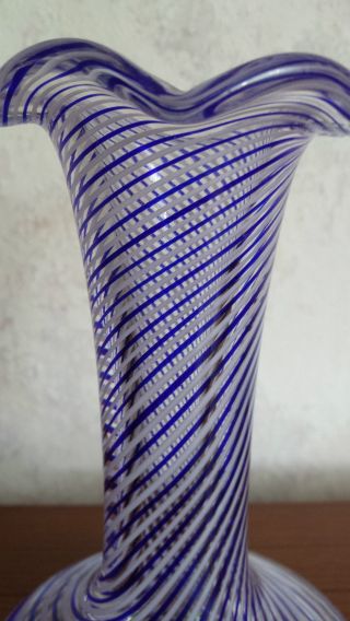 Schöne Mezza Filigrana Vase Aus Murano Bild