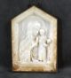 Art Deko Jugendstil Bildhauerarbeit Relief Alabaster Maria Mit Jesuskind 1910 Skulpturen & Kruzifixe Bild 2