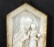 Art Deko Jugendstil Bildhauerarbeit Relief Alabaster Maria Mit Jesuskind 1910 Skulpturen & Kruzifixe Bild 3