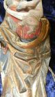 Hl.  Maria Madonna Jesus Christus 60cm Gotisch Heiligenfigur Holzfigur Geschnitzt Skulpturen & Kruzifixe Bild 3
