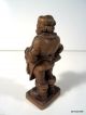 Alte Kleine Holzfigur Der Kellermeister Massivholz Handgeschnitzt Künstlerarbeit 1950-1999 Bild 1