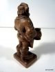 Alte Kleine Holzfigur Der Kellermeister Massivholz Handgeschnitzt Künstlerarbeit 1950-1999 Bild 2
