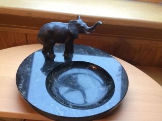 Alter Bronze Elefant Bild