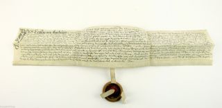 Handgeschriebenes Dekret / Brief Der Gräfin Von Anndrian,  Datiert 1619 Bild