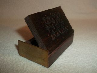 Pillendose,  Holzdose,  Pillenbox,  Holzbox,  Schatulle,  Dose,  Box,  Indien Bild