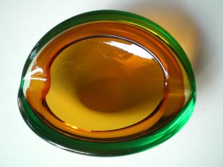Aschenbecher Muranoglas,  18 Cm Lang Bild