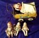 Antiker Puppenwagen Aus Metall,  4 Antike Puppen Puppenwagen Bild 8