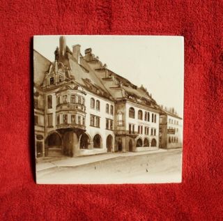 Kachel,  Um 1910: Münchner Hofbräuhaus,  Ernst Teichert (fliesen,  Kacheln,  Munich Bild