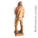 Holz Figur Alter Mann Pfeife Schnitzerei Wood Figure Carved Holzarbeiten Bild 1