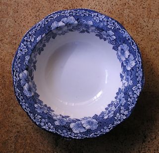 Woodland Enoch Wedgwood Tunstall Keramik Schüssel Schale Blau 23,  5 Cm Bild
