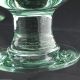 5 Stück Vintage Grünglas Gläser - Berliner Weisse - Römer Trinkglas Dickwandig Kristall Bild 5