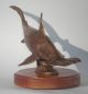 Künstler Bronze Skulptur Der Hai,  Haifisch Pantoffelfisch - Signiert Houska Ab 2000 Bild 2