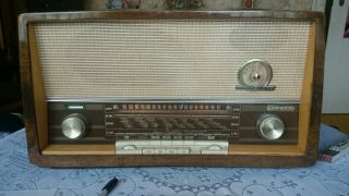 Nostalgie Radio Röhrenradio Loewe Opta Magnet Typ 32055w Bild